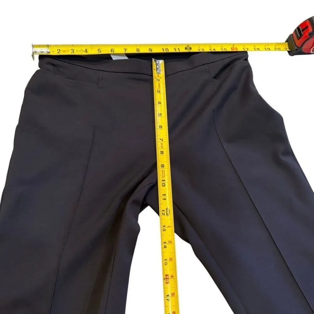 Akris Punto Ankle Pants Women’s Size 12 Black Trousers Old Money Career - Picture 11 of 12